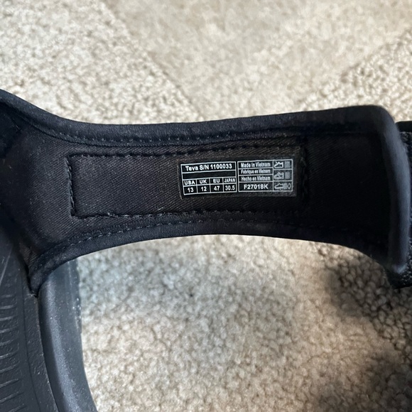 Teva sandals size 13 - Picture 3 of 4